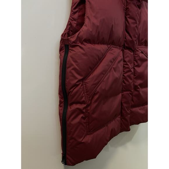 Adidas by Stella McCartney Wine Sleeveless Padded Winter Gilet Vest Sz XL - Picture 3 of 8